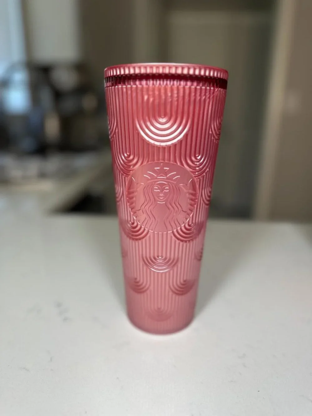 Pink Pear Starbucks Tumbler